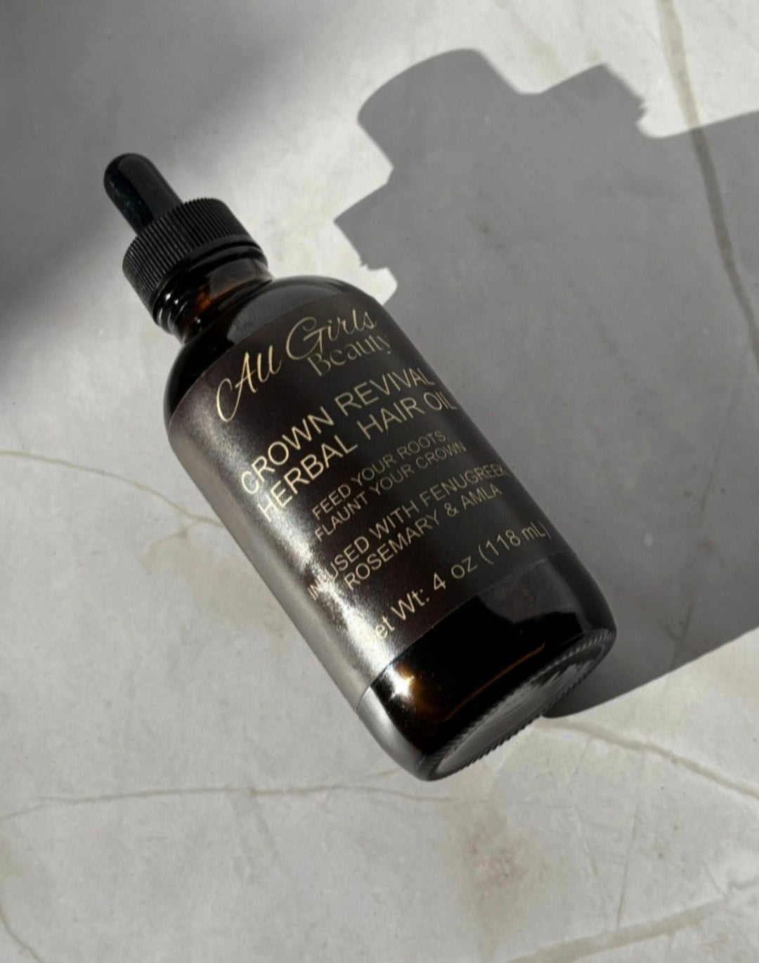 Crown Revival Herbal Hair Oil- With Ayurvedic Herbs (4oz/118ml)