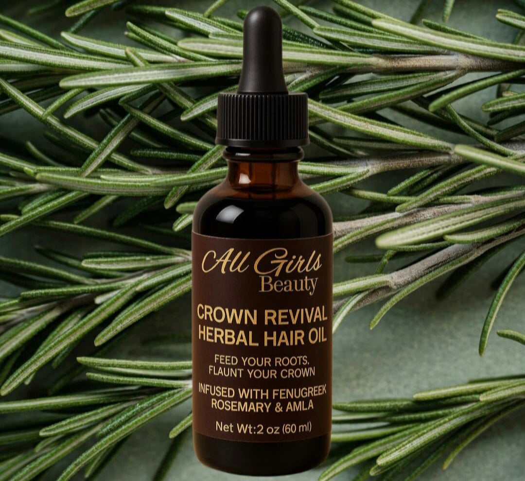 Crown Revival Herbal Hair Oil- With Ayurvedic Herbs (2oz/60ml)